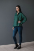 Блуза Bright Style 475 изумрудный