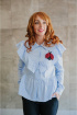 Блуза Avenue Fashion 301 голубой