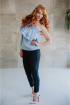 Блуза Avenue Fashion 302 голубой