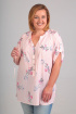  Блуза Таир-Гранд 62310 розовая-полоска