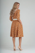 Платье Moda Versal П2181 горчица_горох