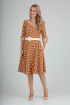 Платье Moda Versal П2181 горчица_горох