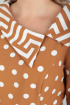 Платье Moda Versal П2181 горчица_горох