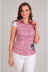  Блуза Таир-Гранд 62149 розовый+печать