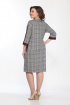 Платье Lady Style Classic 1550/1 серый+бордо