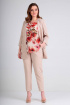 Блуза, Брюки, Жакет Liona Style 774 бежевый