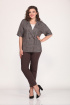 Брюки, Жакет Lady Style Classic 1403/4 коричневый