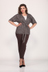 Брюки, Жакет Lady Style Classic 1403/4 коричневый