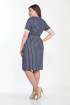 Платье Lady Style Classic 2057/1 темно-синий_белый