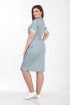 Платье Lady Style Classic 2057/2 голубой_белый