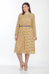 Платье Lady Style Classic 2205/3 желтый- синий_горох