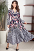 Платье Teffi Style L-1417 розовые_цветы