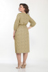 Платье Lady Style Classic 2257 бежевый+горох