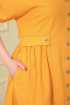 Платье Andrea Style 0360/4 горчица