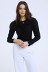  Блуза LaVeLa L50166 черный