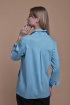  Блуза AnnLine 108-21 голубой