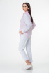  Блуза Anelli 893 бело-розовый