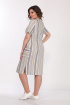 Платье Lady Style Classic 2276 серый-полоска