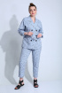 Брюки, Жакет Liona Style 789 голубой