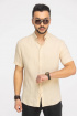 Рубашка Cool Flax КФР001кор.рук шампань