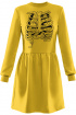 Платье Rawwwr clothing 009.014-начес желтый