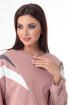 Свитшот Anelli 1018 пепельная_роза
