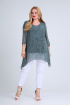 Блуза, Топ Mamma Moda M-50 изумруд