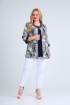 Блуза Mamma Moda М-36 темно-синий_цветы