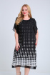 Платье Mamma Moda M-706 черный_белый_круги