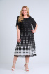 Платье Mamma Moda M-706 черный_белый_круги