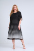 Платье Mamma Moda M-706 черный_белый_круги