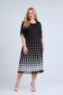 Платье Mamma Moda M-706 черный_белый_круги