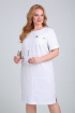 Платье Mamma Moda M-710 молоко-серый