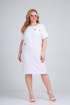 Платье Mamma Moda M-710 молоко-серый