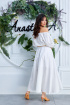 Платье, Пояс Anastasia 629 белый