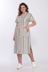 Платье Lady Style Classic 2290 олива_бежевый