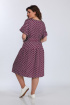 Платье Lady Style Classic 2294/2 бордо_горошек