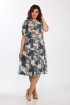 Платье Lady Style Classic 2350 изумруд_беж