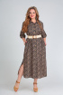 Платье Andrea Style 00257 коричневый