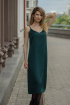 Платье Sisteroom ПлД-054 черно-изумрудный