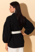  Блуза Chumakova Fashion 2056 черный_с_молочным