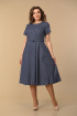 Платье Lady Style Classic 1270/22 темно-синий_белый