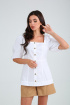  Блуза SandyNa 13988 белый