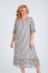Платье Mamma Moda M-704 черно-белая_полоска