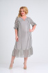 Платье Mamma Moda M-704 черно-белая_полоска