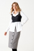 Блуза ELLETTO LIFE 3506 белый