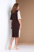  Платье Andrea Style 0391 темно-коричневый
