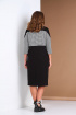 Платье Andrea Style 405 черно-серый