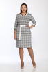 Платье Lady Style Classic 2357/1 серый-желтый