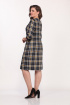 Платье Lady Style Classic 1758/1 темно-синий_желтый